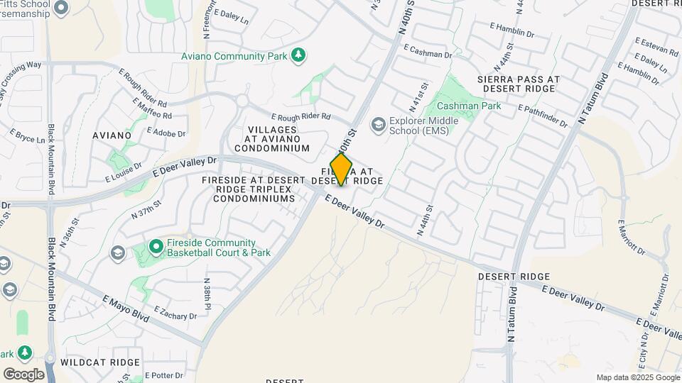 21817 N 40th Pl Map and Location Details