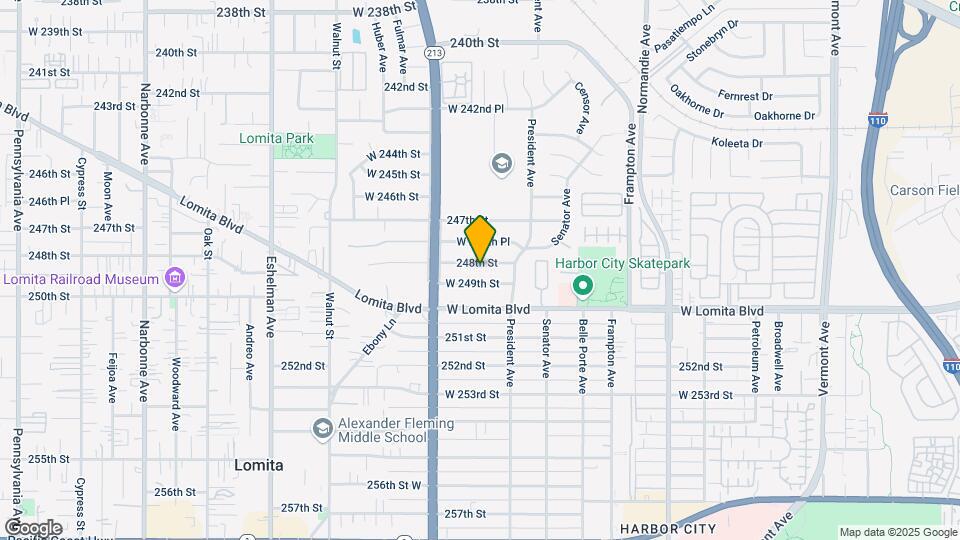 1606 248th St Map and Location Details