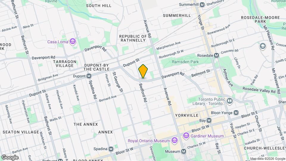 270 Davenport Rd Map and Location Details