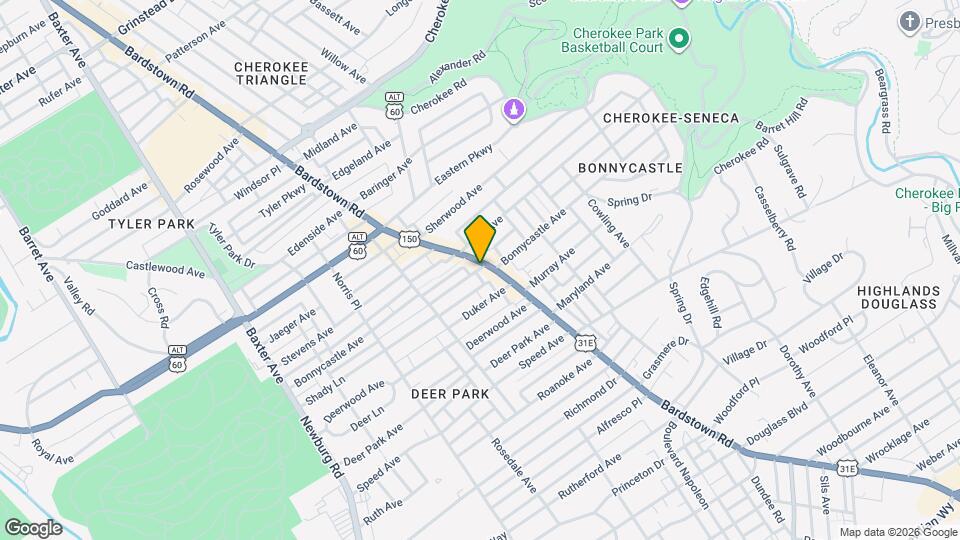 1958 Bonnycastle Ave Map and Location Details