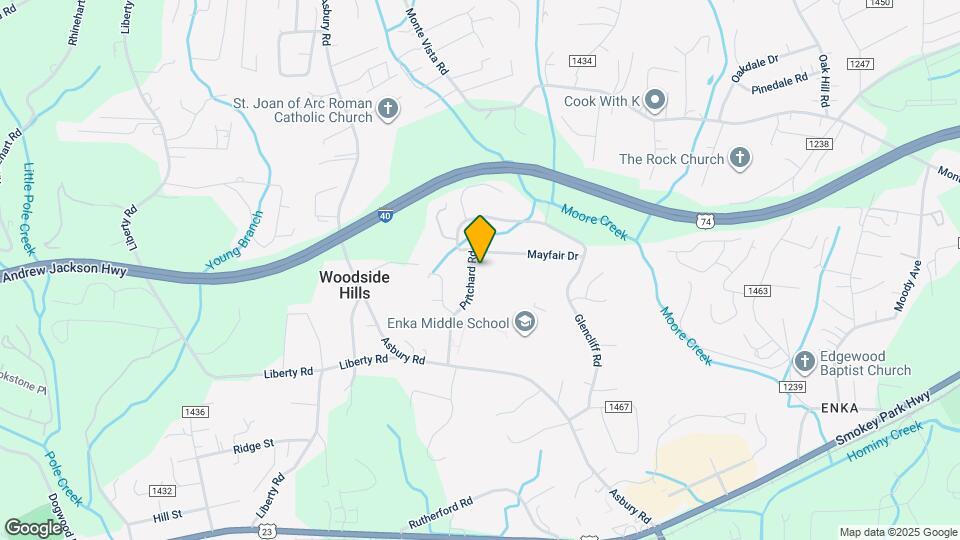 350 Pritchard Rd Map and Location Details