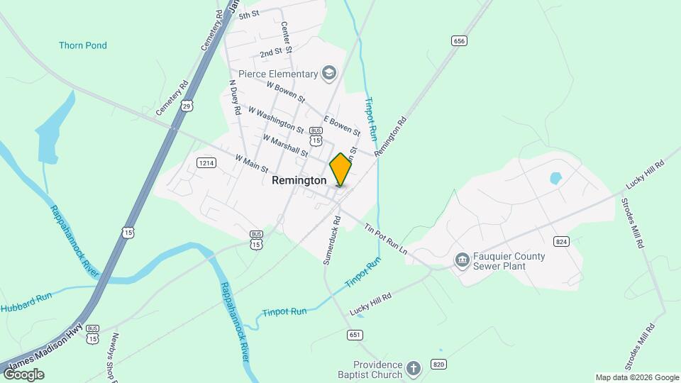 105 N Franklin St Map and Location Details