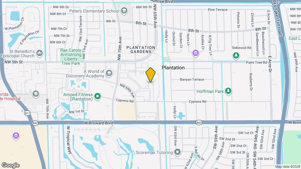 325 NW 65th Terrace Map and Location Details