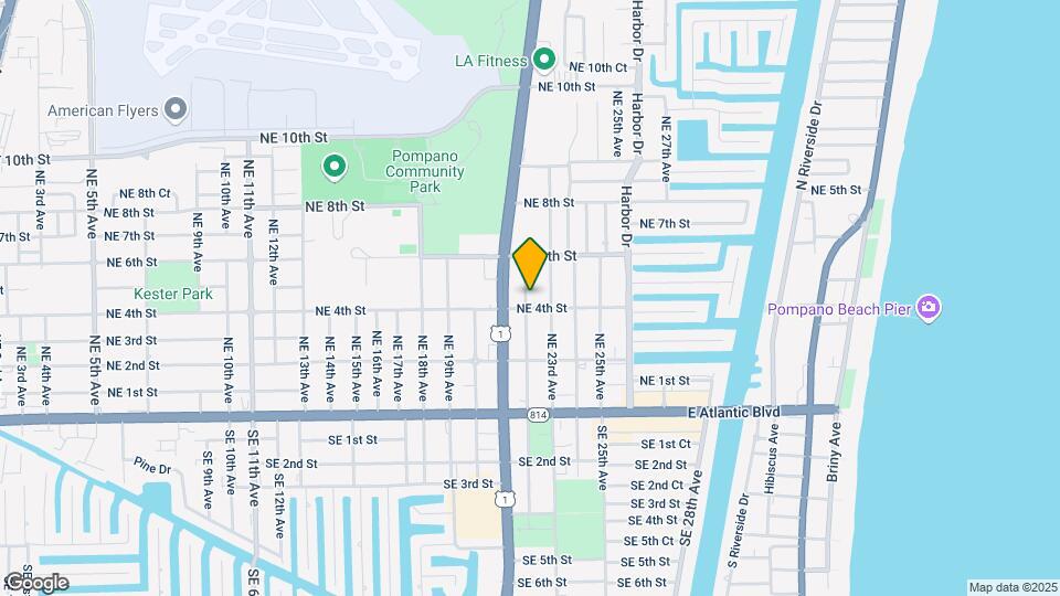 404 NE 22nd Ave Map and Location Details