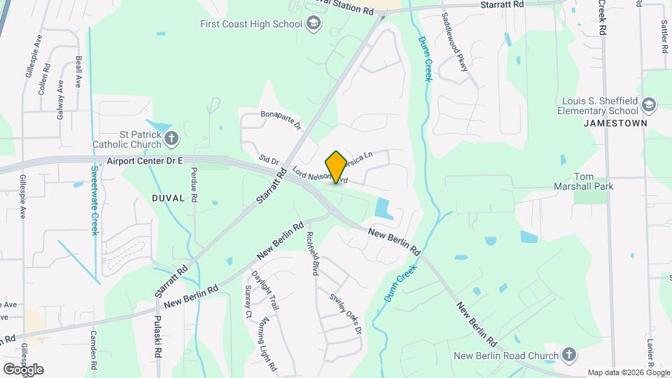 845 Observatory Pkwy Map and Location Details