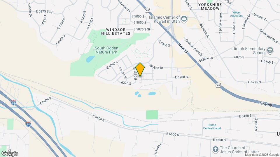 6171 S 1375 E Map and Location Details