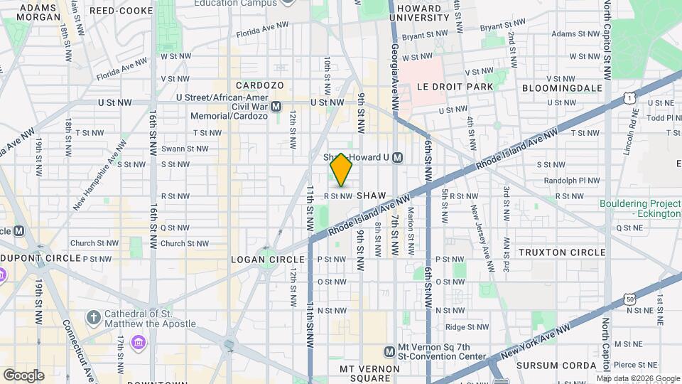929 R St NW Map and Location Details