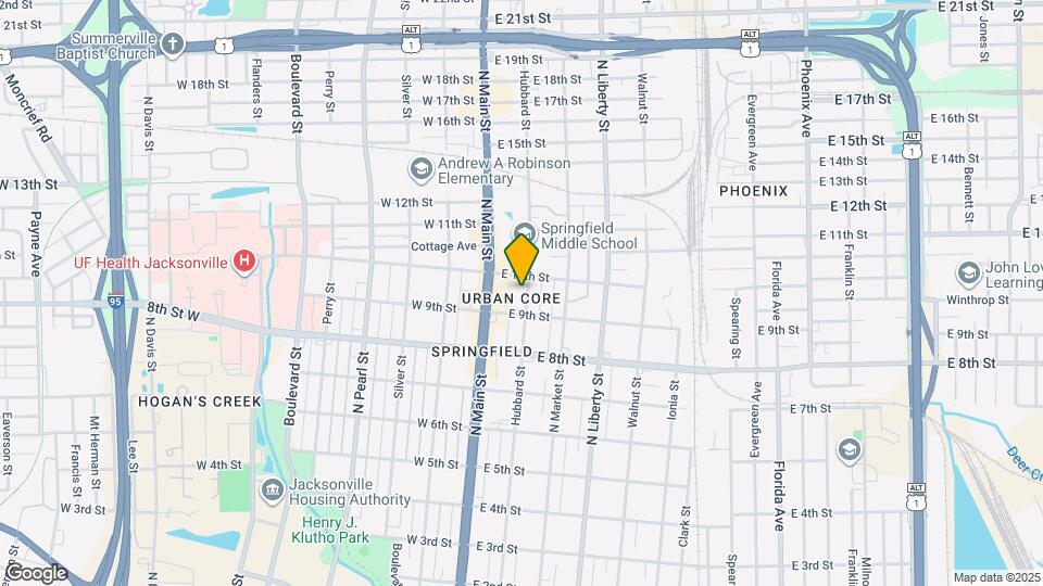 1932 Hubbard St Map and Location Details