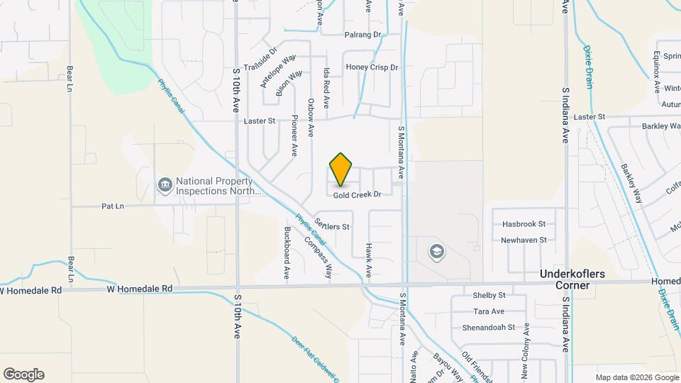 1003 Gold Creek Dr Map and Location Details