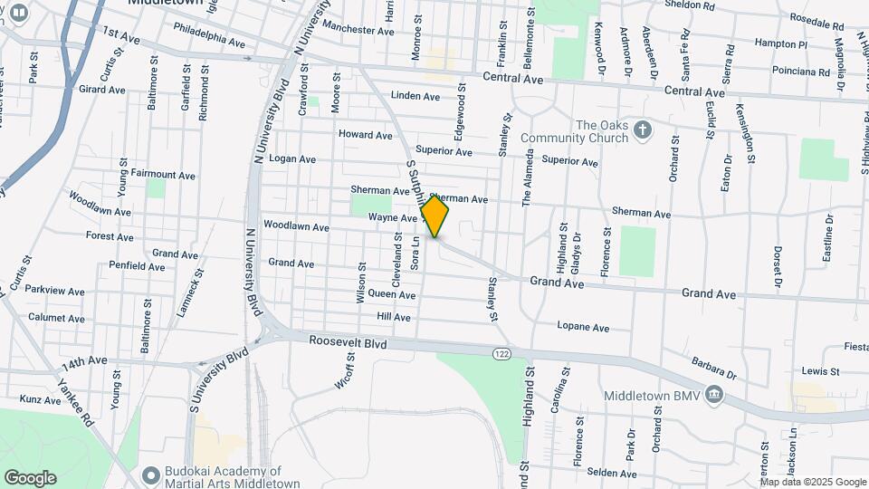 2304 S Sutphin St Map and Location Details