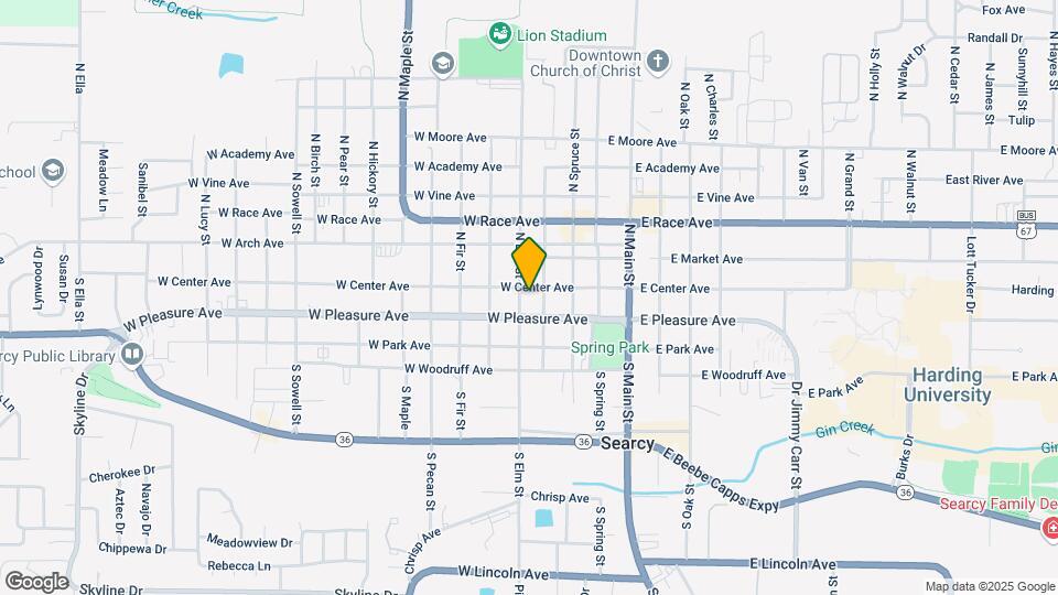 The Finley Downtown Map and Location Details