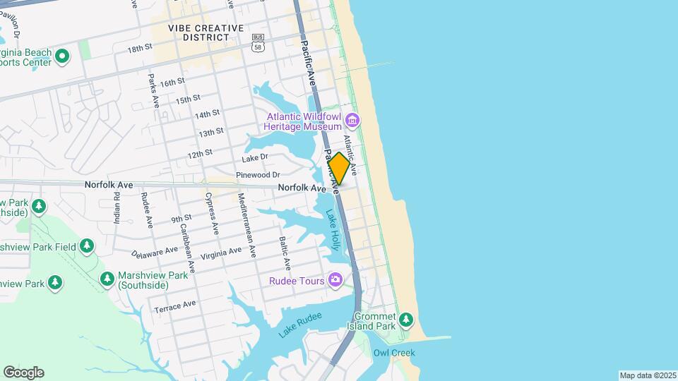 909 Pacific Ave Map and Location Details