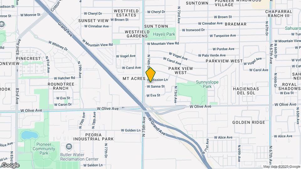 7440 W Sanna St Map and Location Details