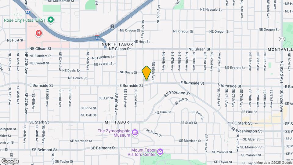 6315 E Burnside St Map and Location Details