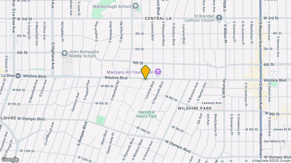 4444 Wilshire Blvd, Unit 303 Map and Location Details
