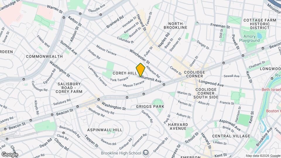 72 Summit Ave Map and Location Details