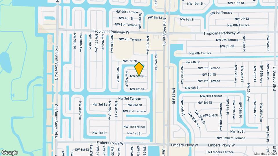 3318 NW 5th St Map and Location Details