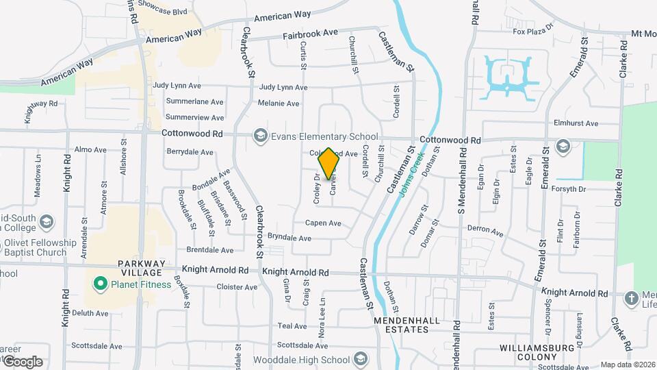 3009 Carvel St Map and Location Details