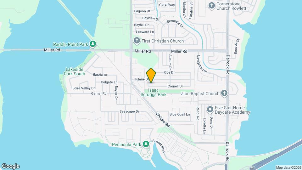 7605 Cornell Dr Map and Location Details