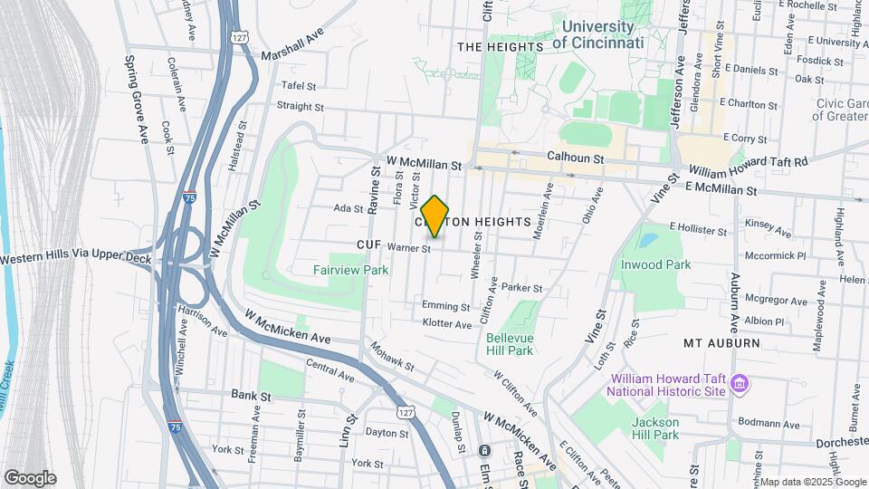 256 Warner St Mapa y Detalles de la Ubicación