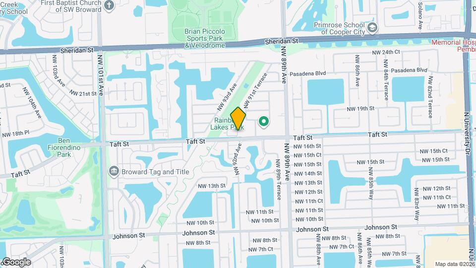 1701 NW 92nd Ave Map and Location Details