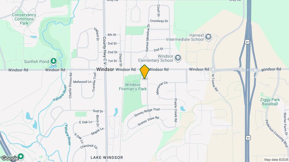6707 Windsor Ridge Ln Map and Location Details