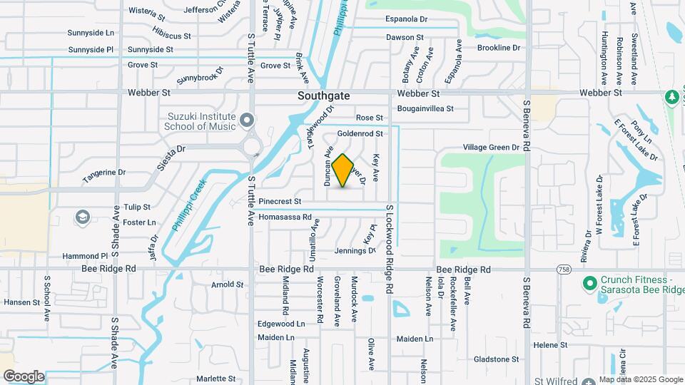 3052 Tyrone Ln Map and Location Details