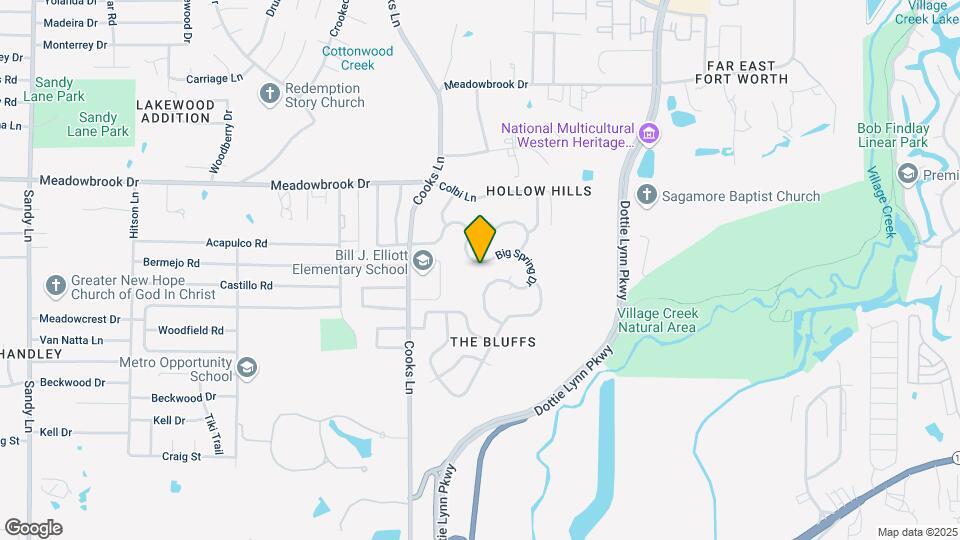 2444 Big Spring Dr Map and Location Details