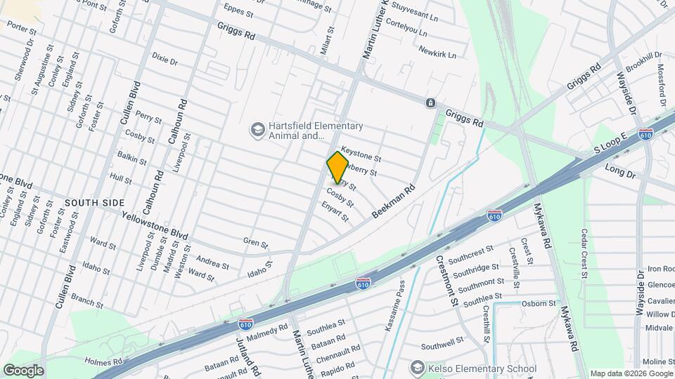 5219 Cosby St Map and Location Details