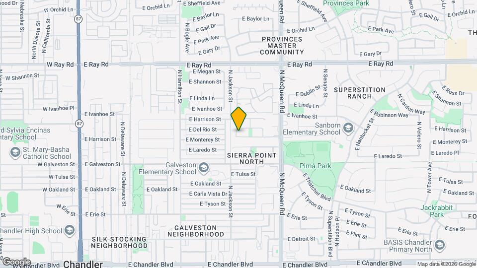 824 E Jacob St Map and Location Details