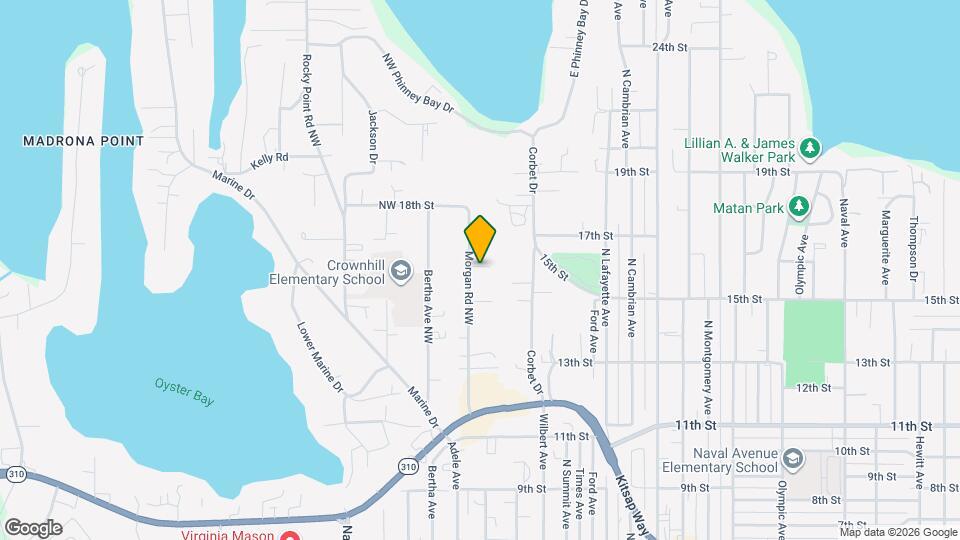 1520 Morgan Rd NW Map and Location Details