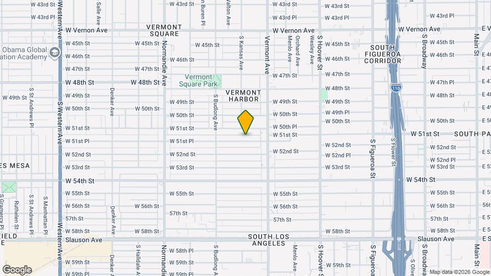 1053 W 51st Pl, Unit Jennifer Smith Map and Location Details