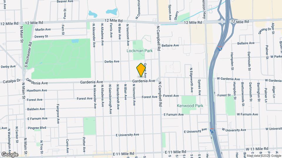 1409 Gardenia Ave Map and Location Details