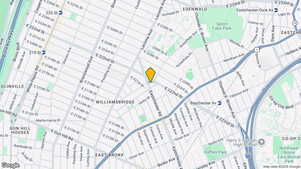 3604 Eastchester Rd Map and Location Details