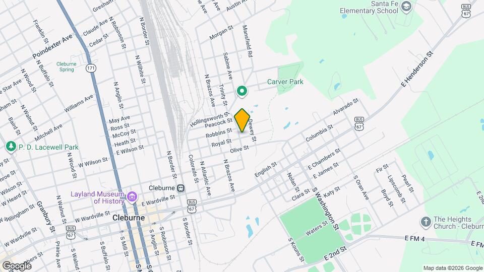 601 Royal St Map and Location Details