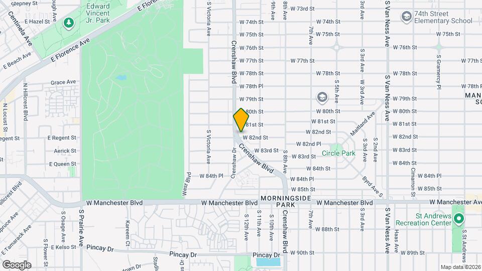 3333 W 82nd St Map and Location Details