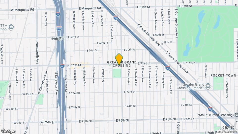 7112 S King Dr Map and Location Details