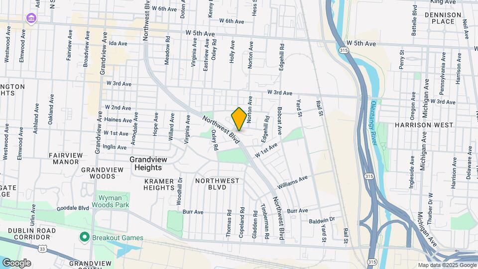 1100-1106 Northwest Blvd Map and Location Details