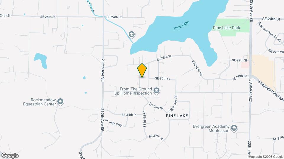 2830 216th Ave SE Mapa y Detalles de la Ubicación