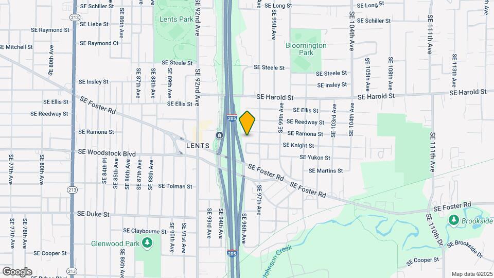 9623 SE Knight St Map and Location Details
