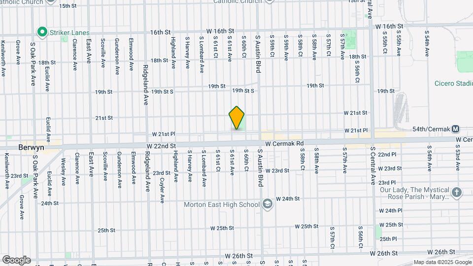 2135 S 61st Ct Map and Location Details
