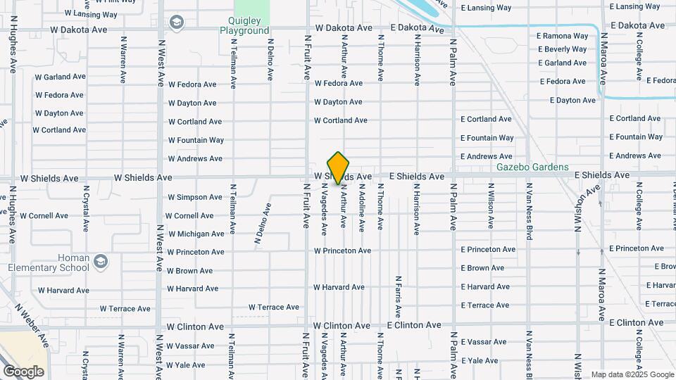 3115 N Arthur Ave Map and Location Details