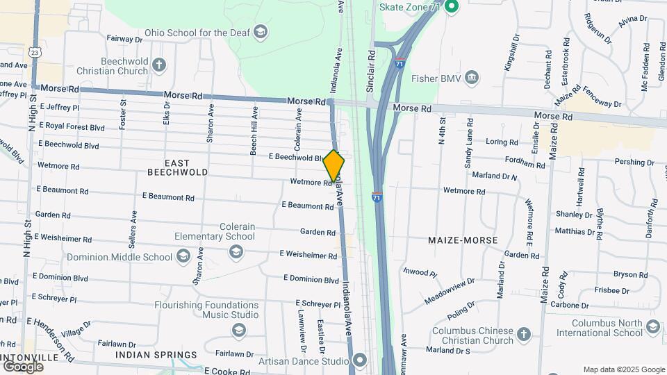 699 Wetmore Rd Map and Location Details