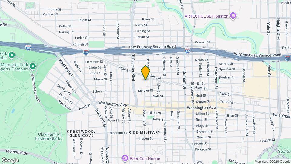 1335 Studer St Map and Location Details