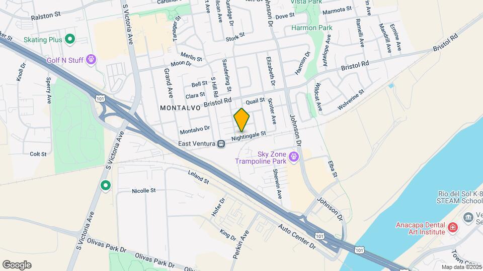 6405 Nightingale St Mapa y Detalles de la Ubicación