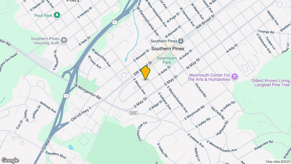 420 S Ashe St Map and Location Details