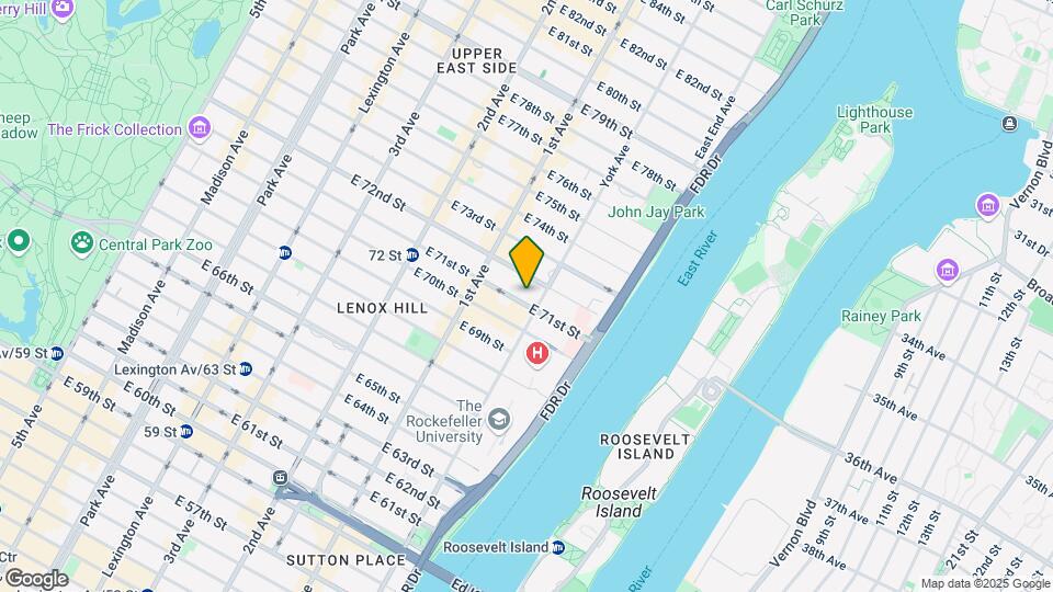 439 E 71st St Map and Location Details