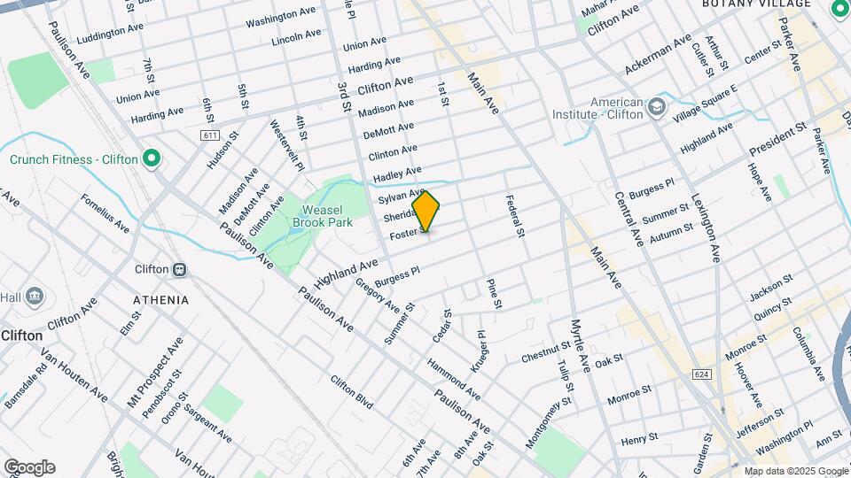 354 Highland Ave, Unit 2 second floor Map and Location Details