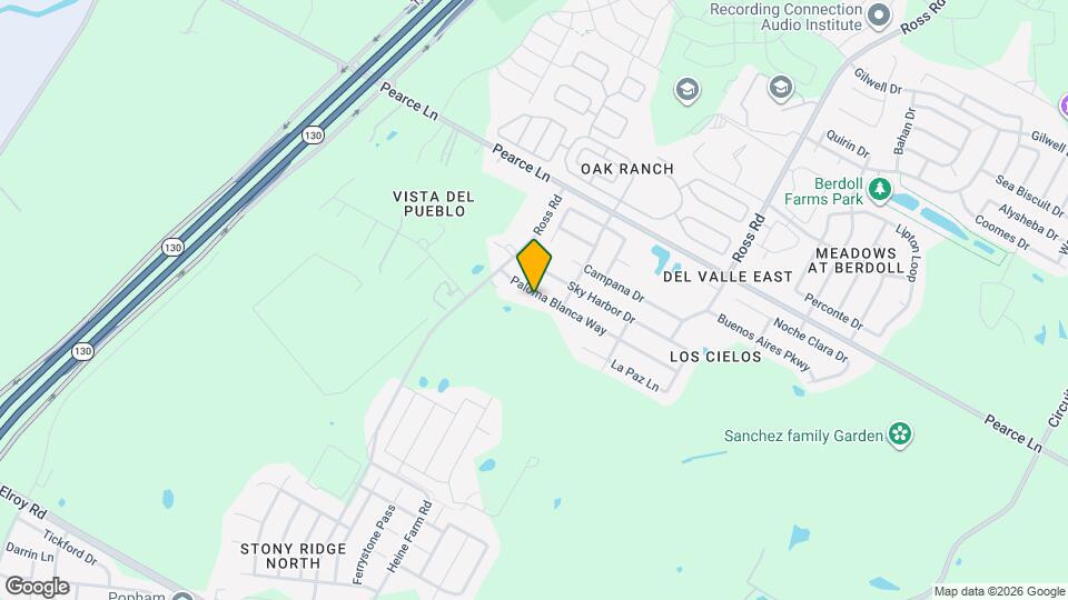 12305 Paloma Blanca Way Map and Location Details