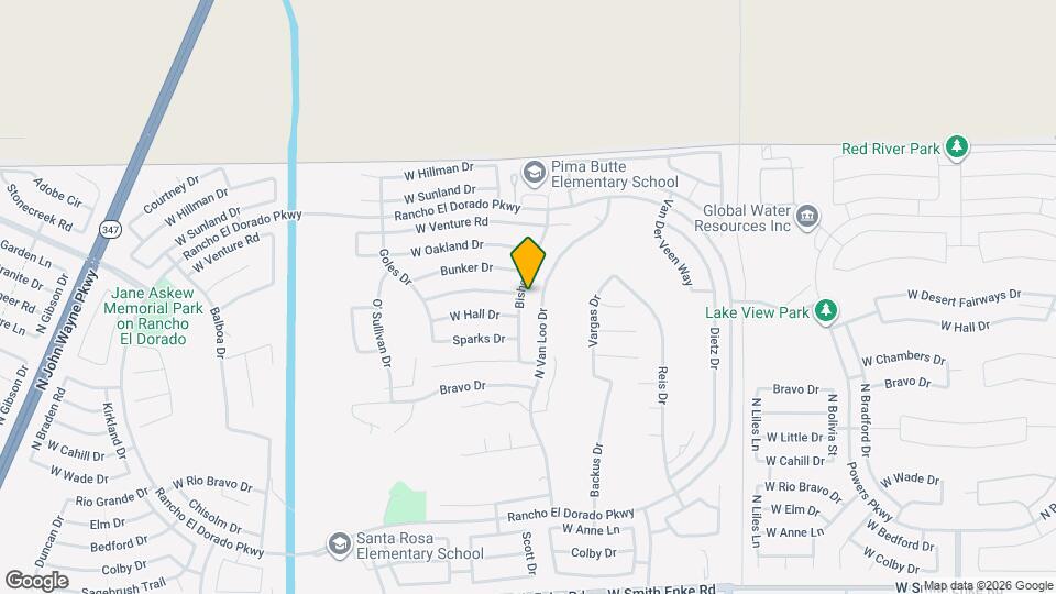 22303 Bishop Dr Map and Location Details